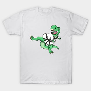 Cartoon TREX doing Hapkido T-Shirt